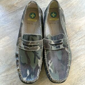 Charleston Shoe Company Camo Slip Ons